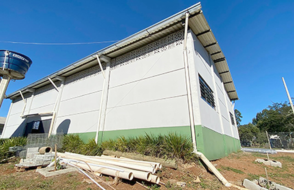 Ginásio está interditado