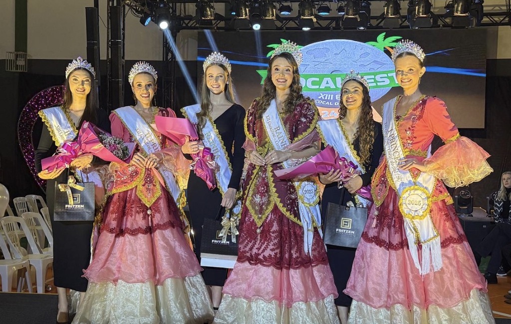 Cocal do Sul conhece rainha e princesas da XIII Cocal Fest após noite de torcida e emoção