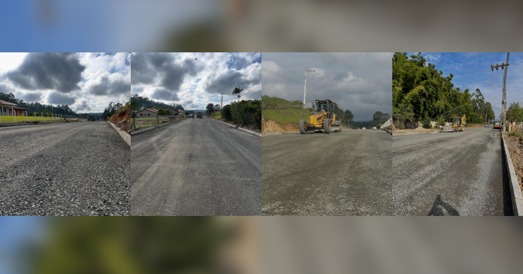 Trabalhos de preparação para pavimentação asfáltica avançam na comunidade de Rio da Prata em Rio do Campo