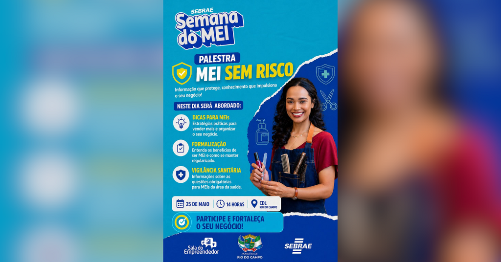 Prefeitura de Rio do Campo promove palestra preventiva para microempreendedores da área da saúde e estética