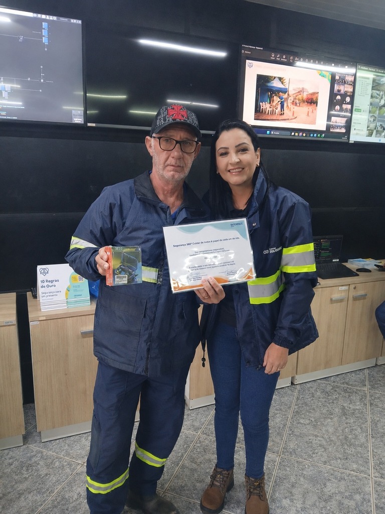 Colaboradores da Aegea SC assinam termo de compromisso durante 12ª Parada de Segurança