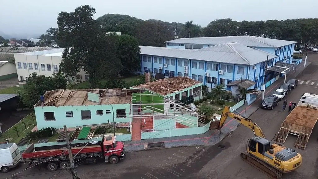 Nova Erechim investe mais de um milhão de reais na ampliação da Escola Lydia Dondoni.