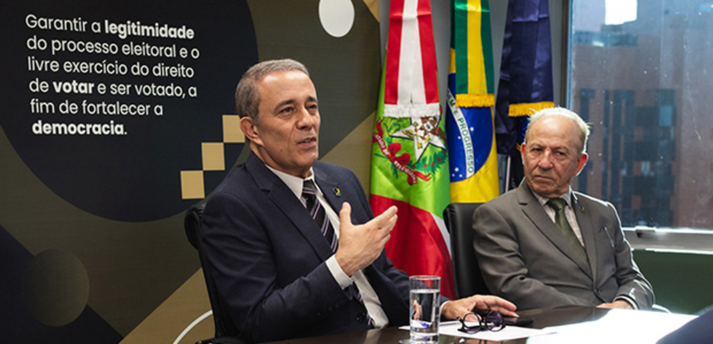 Presidente do TRE-SC amplia diálogo com partidos políticos do estado para Eleições 2026