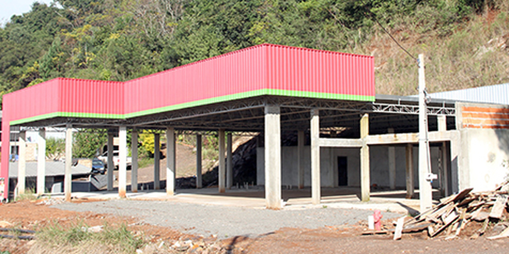 Nova sede em construção