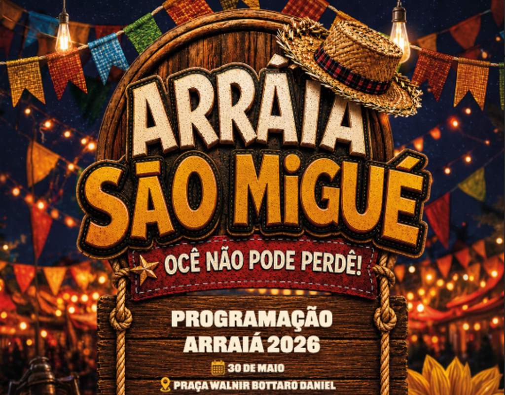 Programação do Arraiá São Migué será neste sábado
