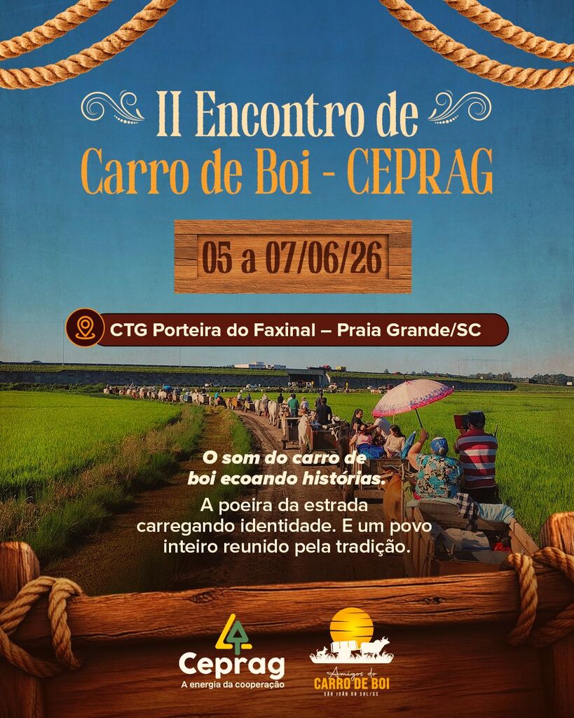 CEPRAG RESGATA RAÍZES DO CAMPO NO II ENCONTRO DE CARRO DE BOI