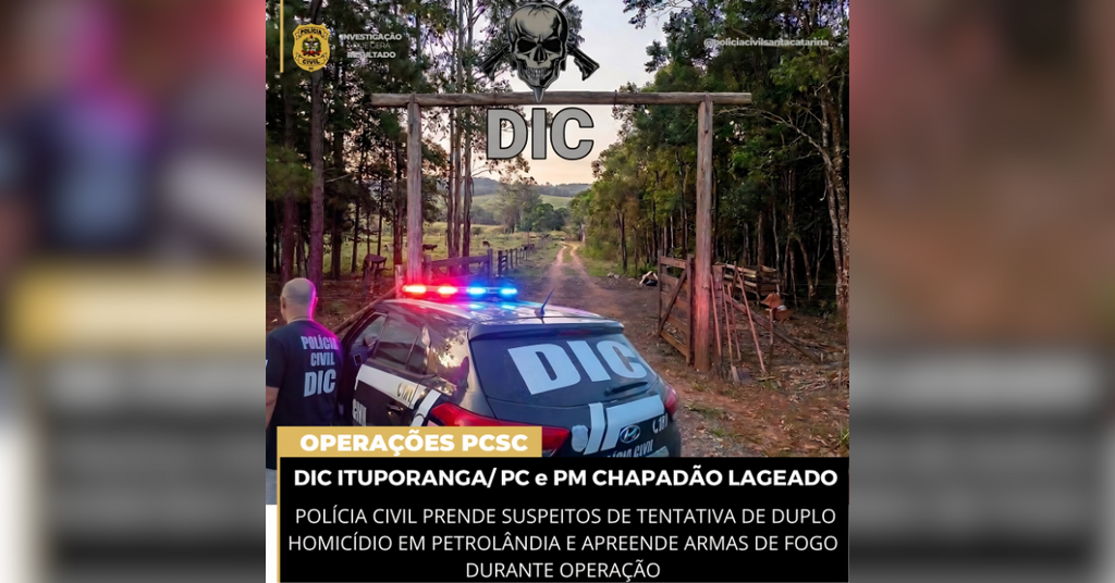 Polícia prende em Chapadão do Lageado investigados por tentativa de duplo homicídio ocorrida em Petrolândia