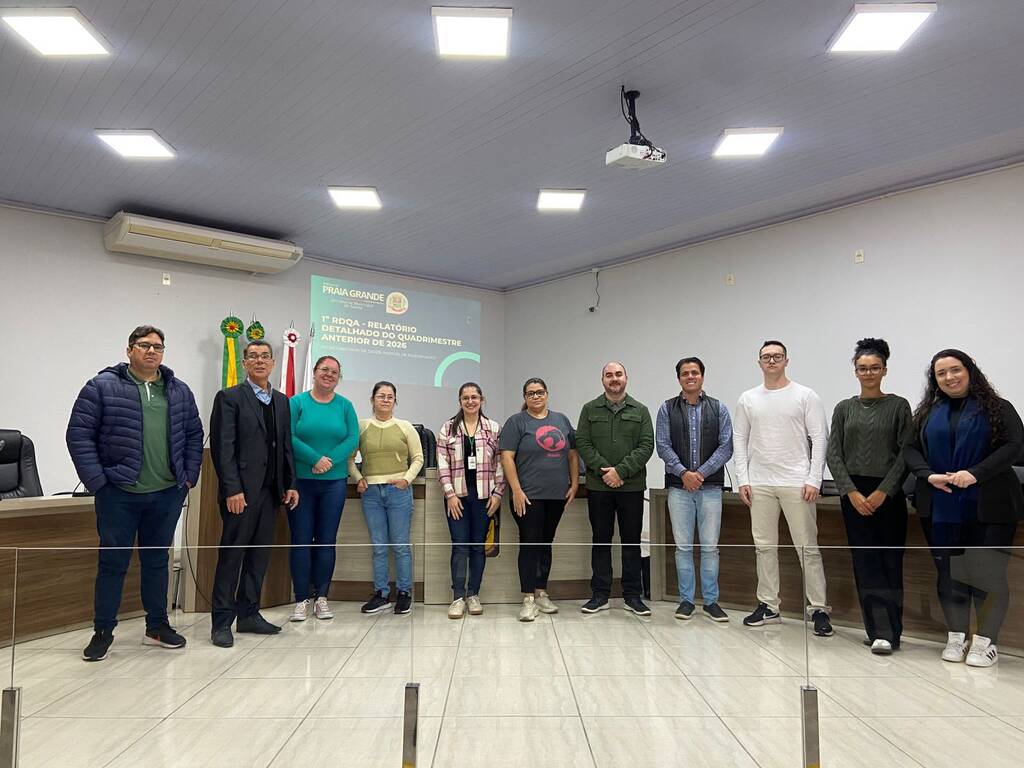 SAÚDE APRESENTA RELATÓRIO QUADRIMESTRAL E PRESTA CONTAS DAS AÇÕES DESENVOLVIDAS EM PRAIA GRANDE