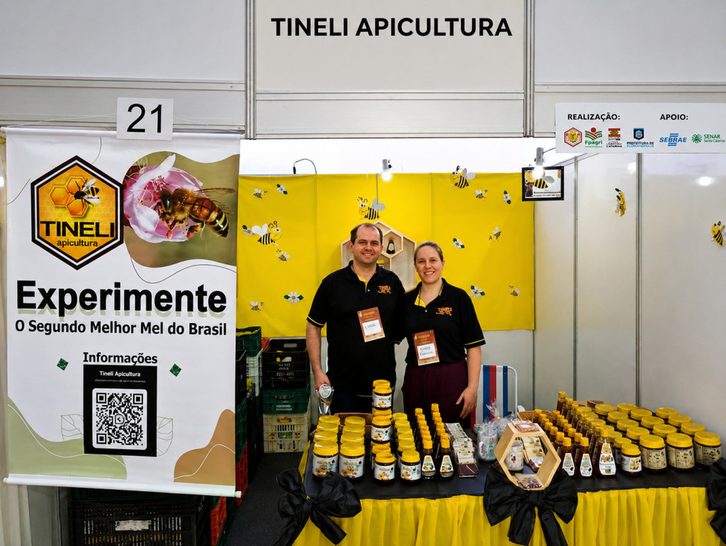 Feira do Mel de Santa Catarina terá exposição de arte e lançamentos de produtos à base de mel