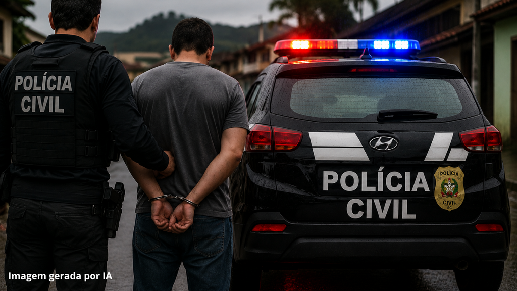 Homem condenado a mais de 15 anos é indiciado por uso de identidade falsa em Garopaba