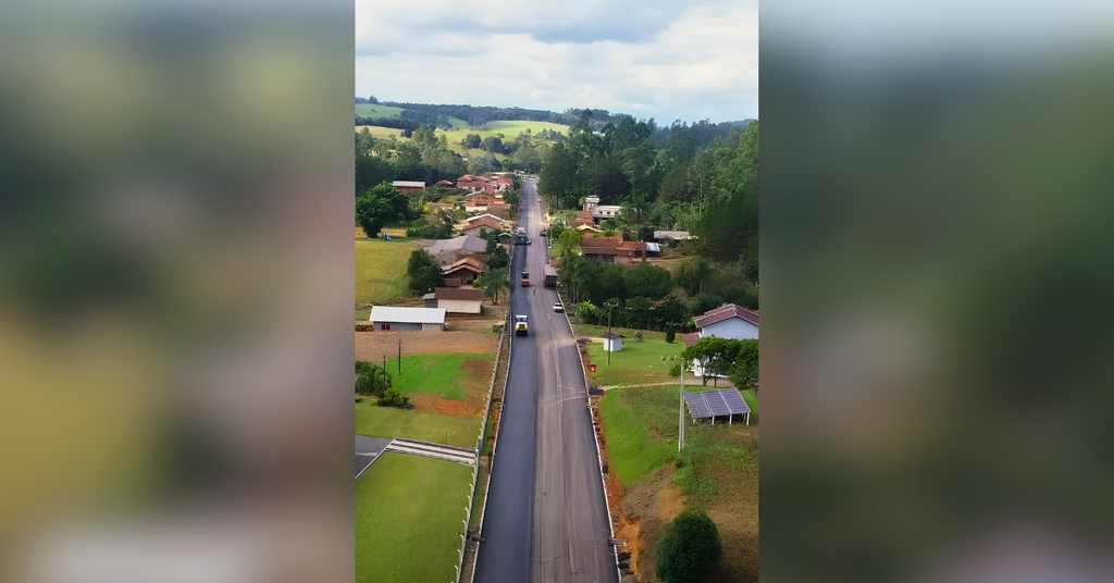 Reta final de obra de asfalto na comunidade de Rio da Prata aproxima Rio do Campo de conquista histórica