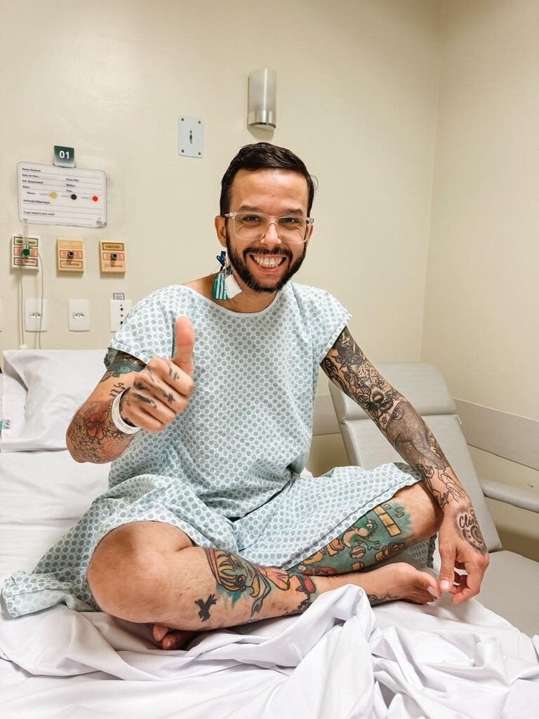 Após transplante de fígado, paciente celebra  volta à rotina e ao convívio com a família