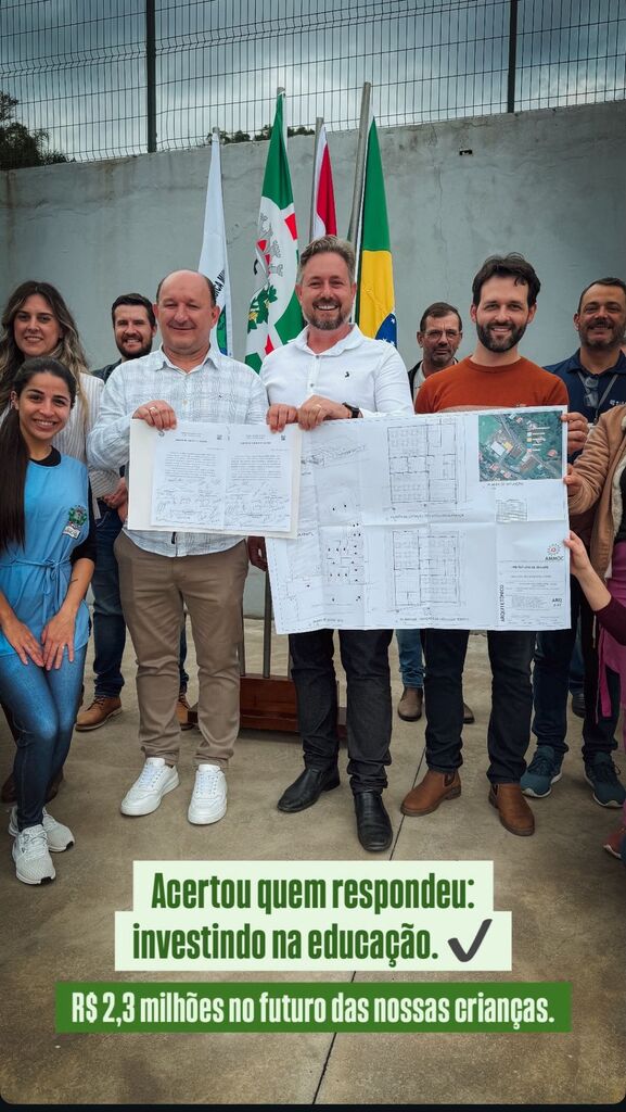 Uma cidade com cerca de 3.500 habitantes investindo R$ 5 milhões em educação em um único ano.