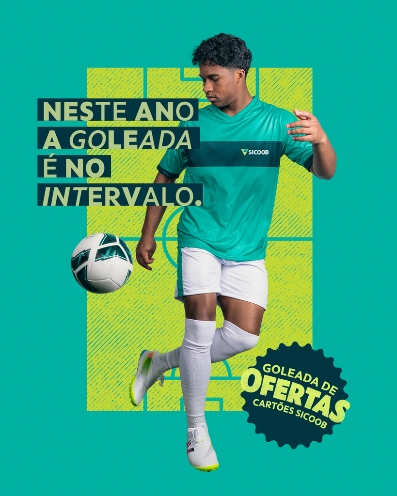 Sicoob convoca craques do futebol brasileiro e lança campanha inédita