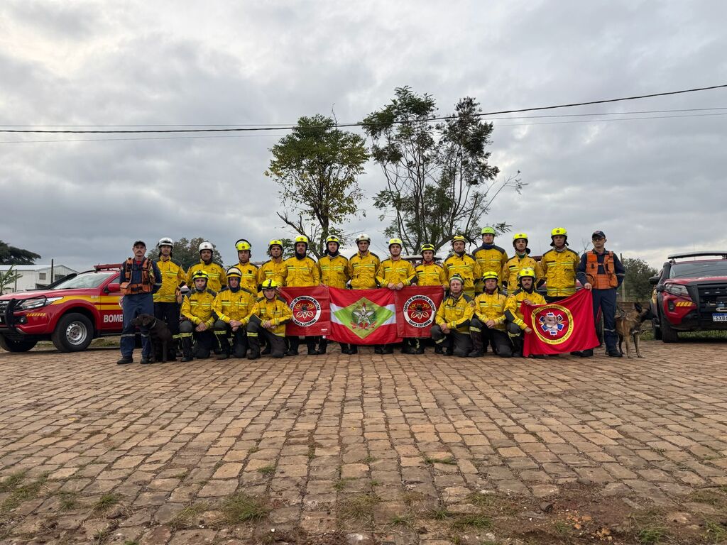 DIANTE DAS PREVISÕES DO EL NIÑO, BOMBEIROS MILITARES DE SC PARTICIPAM DE SIMULADO INTEGRADO DE DESASTRES NO RIO GRANDE DO SUL