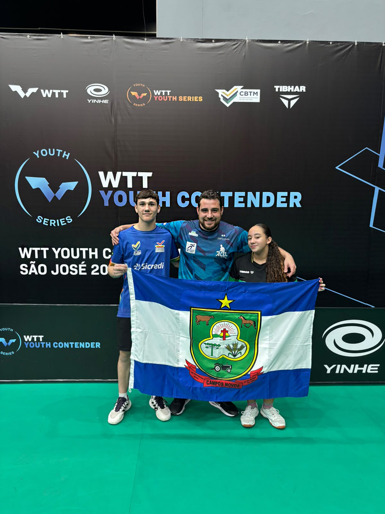 Atleta de Campos Novos conquista título internacional no Circuito Mundial de Tênis de Mesa