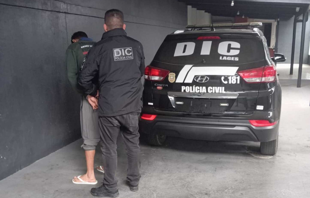 Imagem Artigo Geral DIC Lages prende condenado a mais de 8 anos por tráfico de drogas