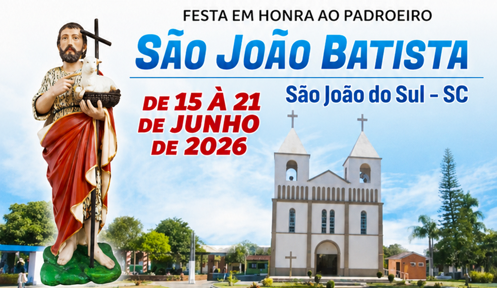 SEMANA DE AVIVAMENTO PARA A FESTA DE  SÃO JOÃO BATISTA INICIA NESTA SEGUNDA-FEIRA (15)