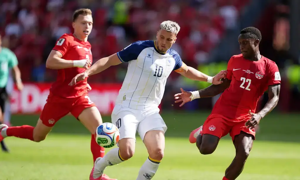 Canadá e Bósnia empatam por 1x1 no jogo de abertura da Copa no Canadá