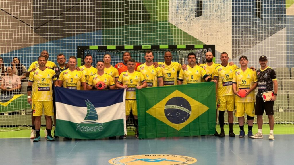 Talento de Imbituba ganha destaque mundial em campeonato master de handebol na Croácia