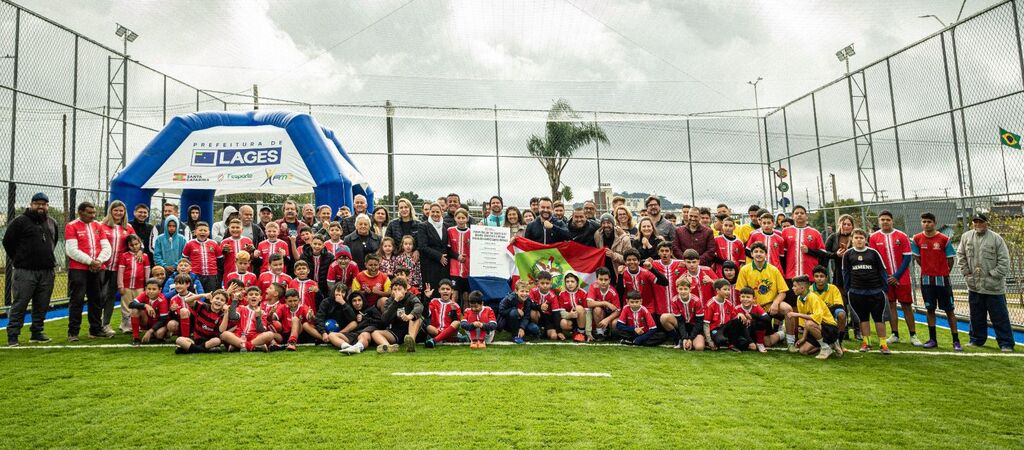 Deputado Marcius Machado entrega mais um espaço para esporte e lazer em Lages