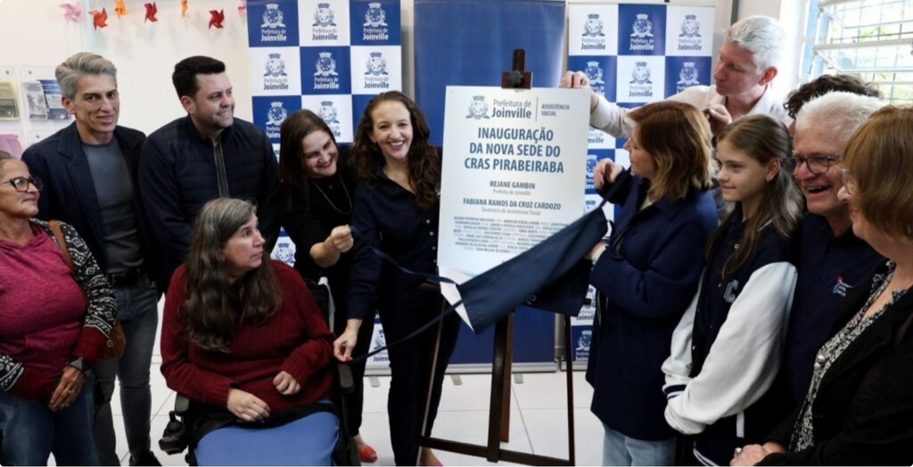 Prefeitura de Joinville inaugura nova sede do CRAS Joinville