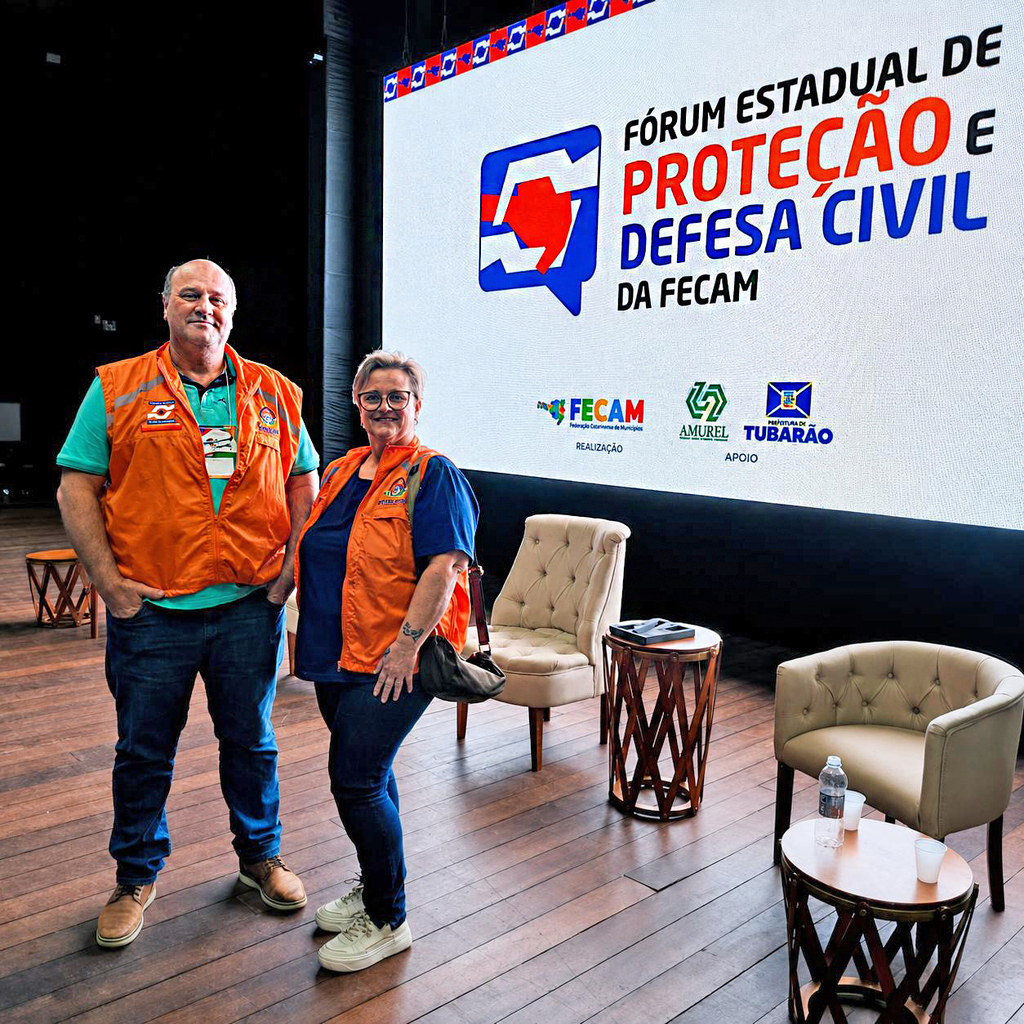 REPRESENTANTES DE LACERDÓPOLIS PARTICIPAM DO FÓRUM ESTADUAL DE PROTEÇÃO E DEFESA CIVIL DA FECAM