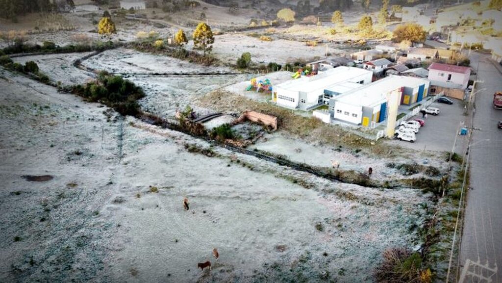 Serra Catarinense registra o dia mais frio do ano e lidera ranking nacional de temperaturas negativas