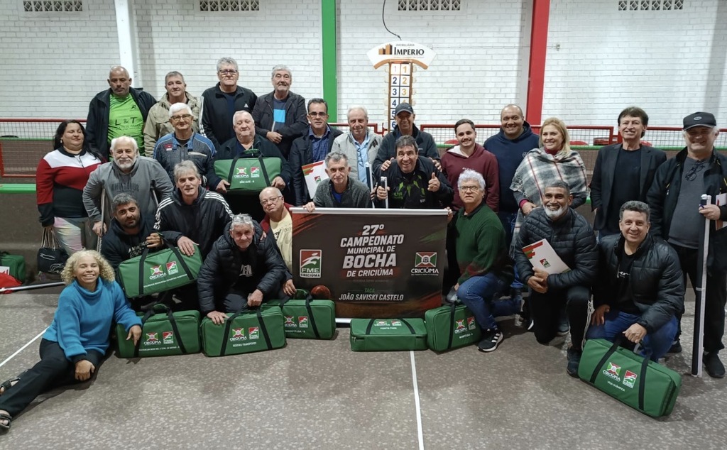 Congresso técnico define grupos e fórmula de disputa do 27º Campeonato Municipal de Bocha de Criciúma