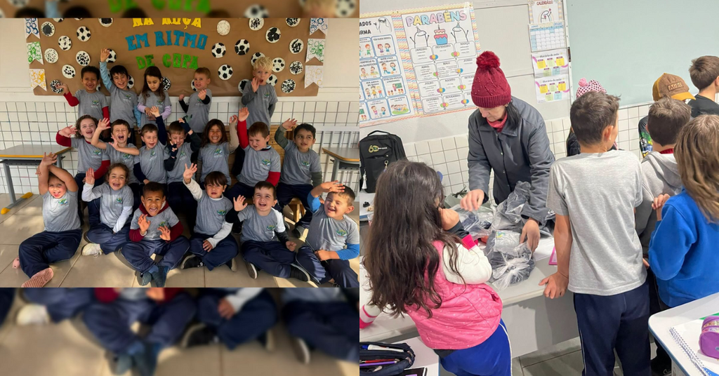 Entrega dos kits de uniformes beneficia todos os alunos da Rede Municipal de Ensino em Rio do Campo
