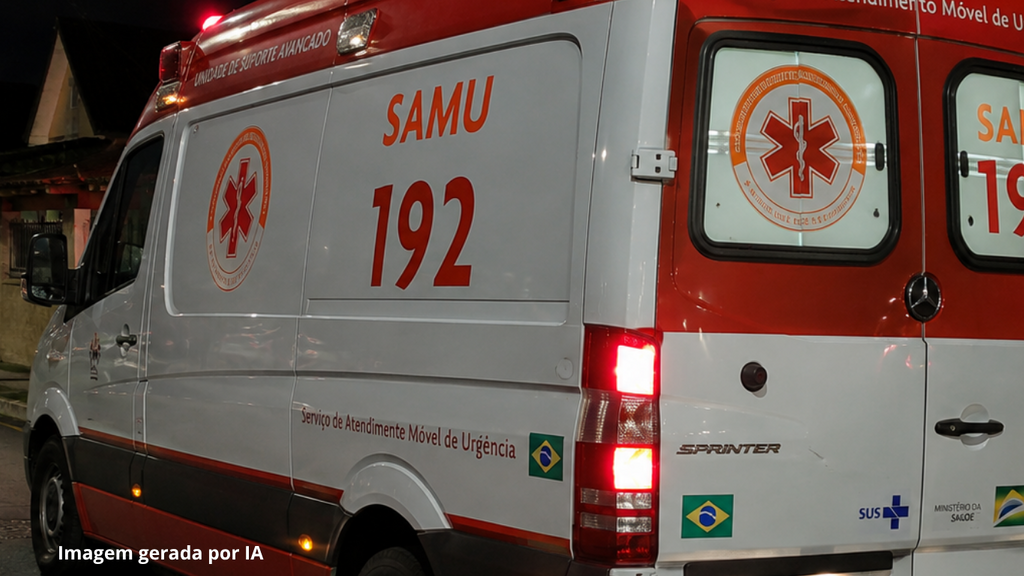 Homem sofre parada cardiorrespiratória e é socorrido pelo SAMU em Imbituba