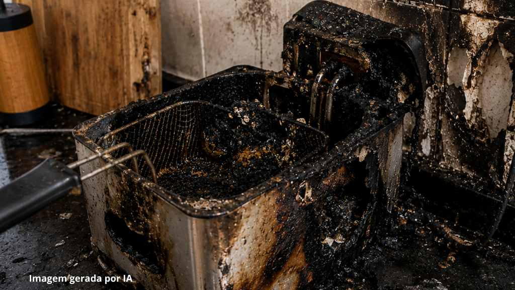 Falha em eletrodoméstico provoca princípio de incêndio em residência em SC