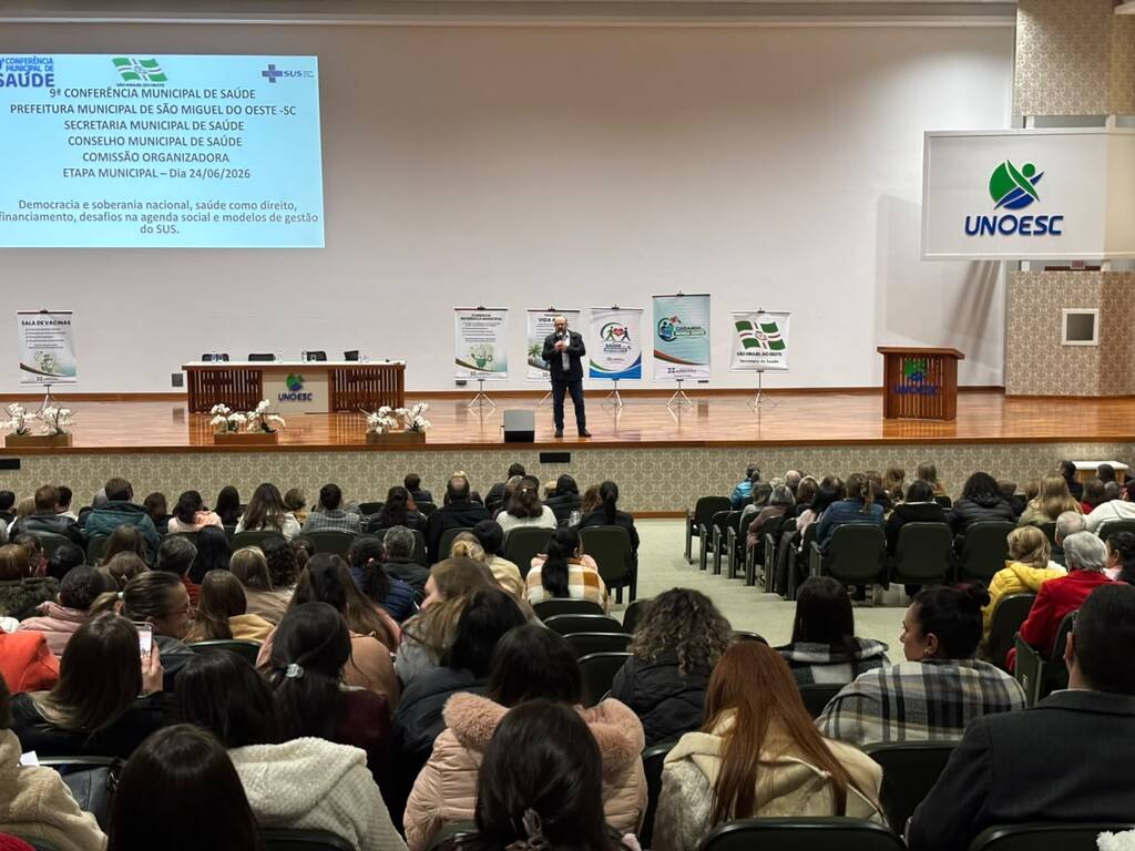 São Miguel do Oeste realiza etapa municipal da IX Conferência Nacional de Saúde