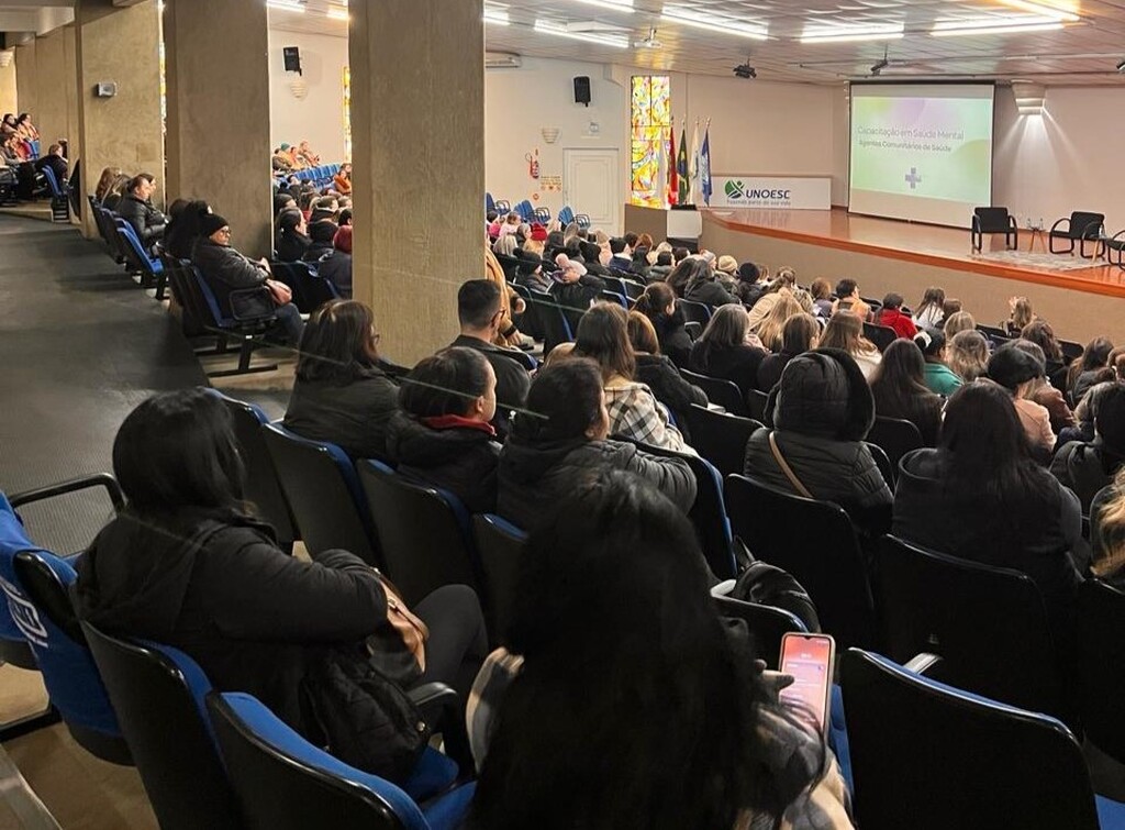 Curso de Enfermagem e CIES Meio-Oeste promovem capacitação em saúde mental para Agentes Comunitários de Saúde