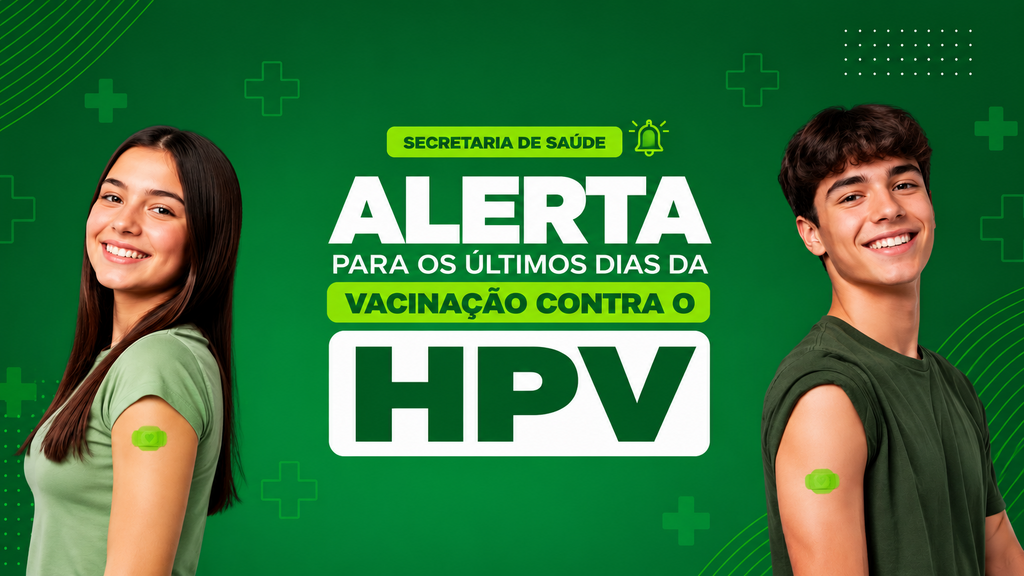 Secretaria de Saúde alerta para os últimos dias da vacinação contra o HPV para jovens de 15 a 19 anosS