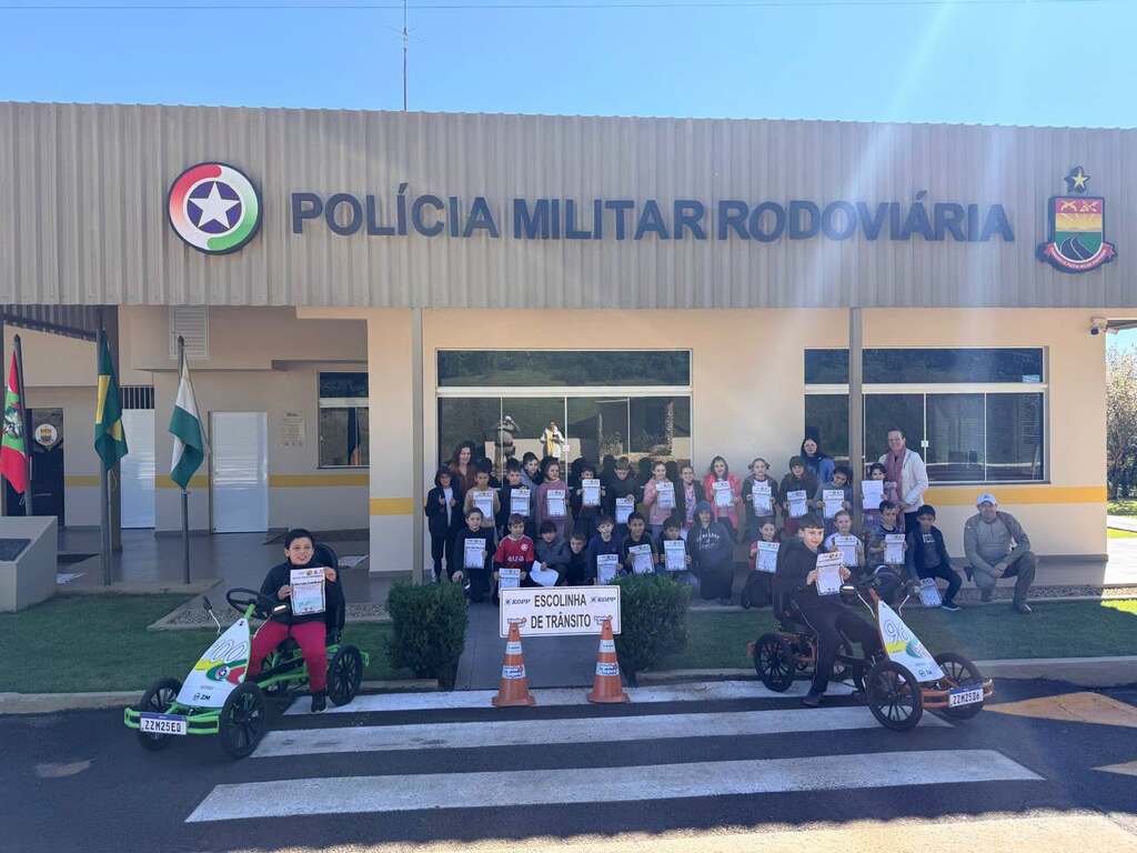 Educação para o Trânsito envolve alunos da rede municipal e estadual em Iporã do Oeste