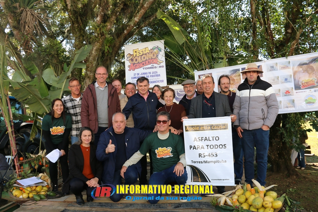 PIRATABA REALIZA COM SUCESSO NESTE SABADO (27), A 3ª FESTA DO COLONO E AGRICULTOR DE TORRES
