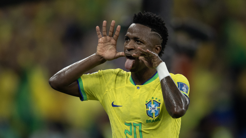 Vini Jr. entra para o seleto grupo dos 10 jogadores mais valiosos da Copa do Mundo
