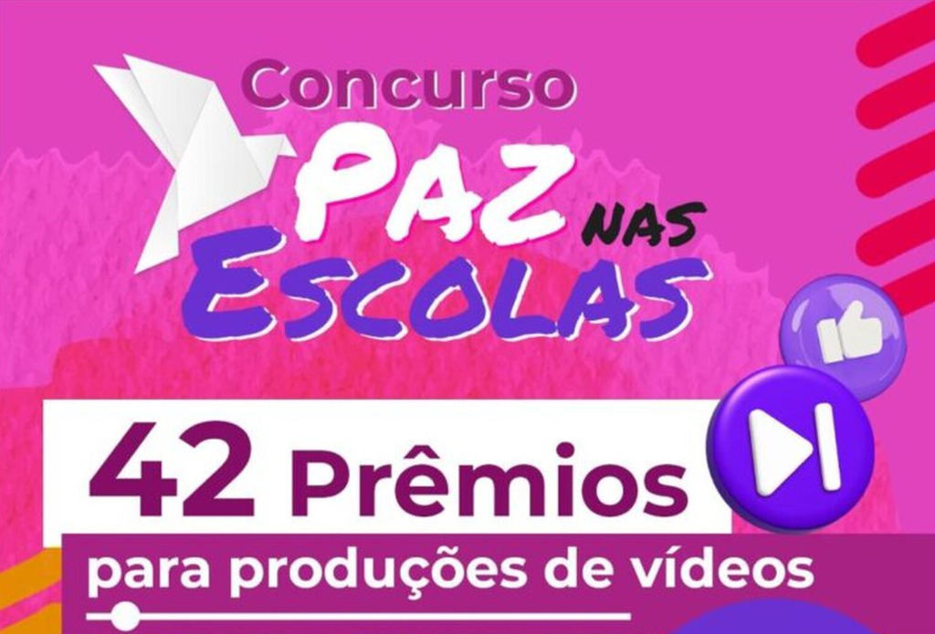 Inscrições para o Prêmio Paz nas Escolas encerram nesta terça-feira