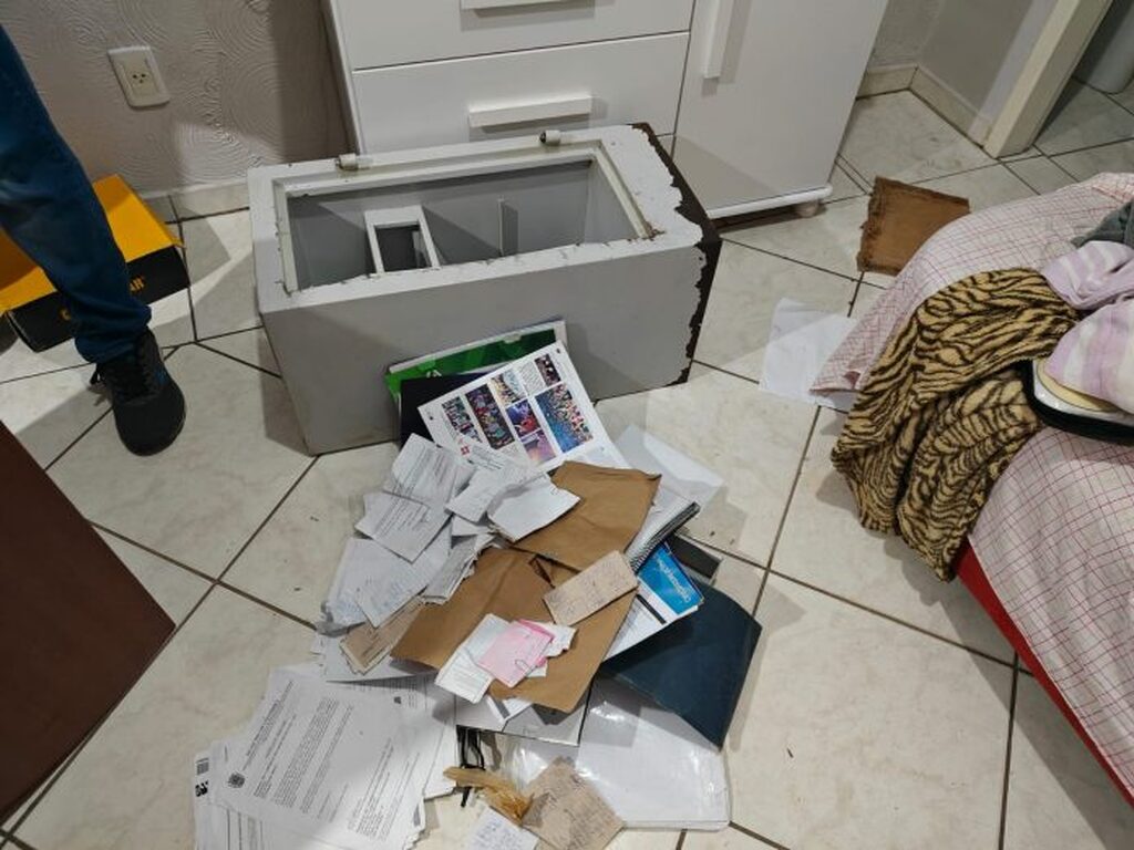 Criminosos arrombam posto de combustíveis e furtam cerca de R$ 30 mil em Concórdia