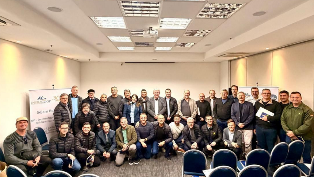 Representantes da CERPALO participam do 46º Encontro Nacional das Cooperativas de Infraestrutura