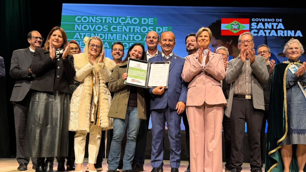 Canoinhas recebe ordem de serviço para construção do Centro de Atendimento à Pessoa Idosa