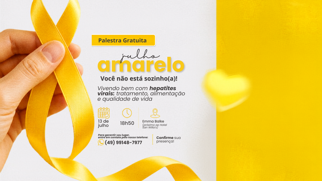São Miguel do Oeste promove palestra sobre cuidados e qualidade de vida nas hepatites virais