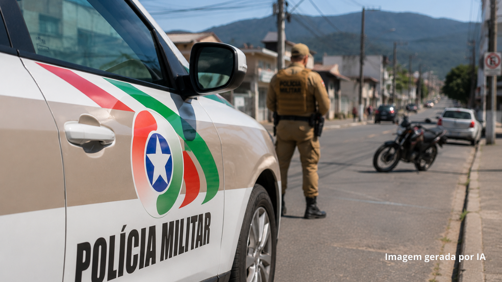 Adolescente é assaltado a caminho da escola e suspeito acaba preso em Tubarão