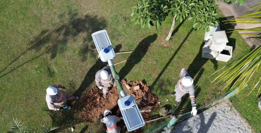 Parque da Cidade de Joinville tem iluminação pública totalmente restabelecida com tecnologia LED