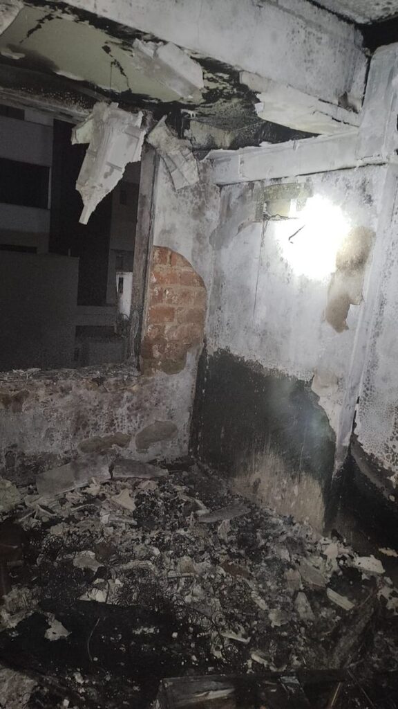 Incêndio em hotel deixa quatro pessoas hospitalizadas em Chapecó