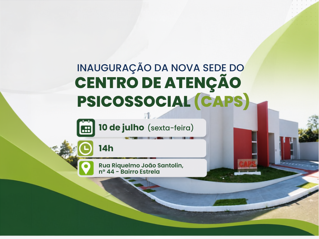 Nova sede do Caps inaugura nesta sexta-feira em São Miguel do Oeste