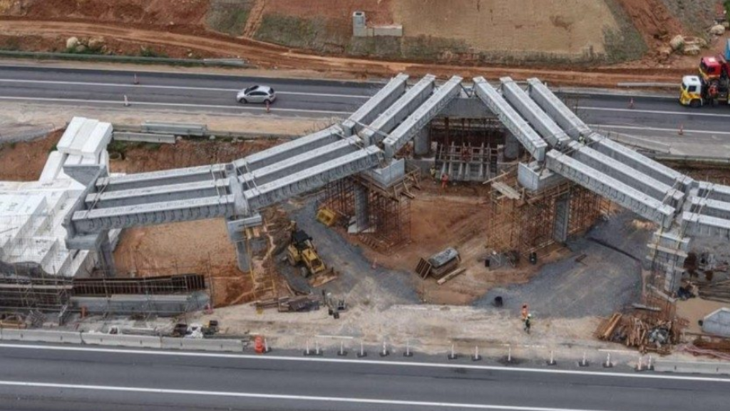 Novo viaduto provoca mudanças no trânsito da BR-101 em Santa Catarina