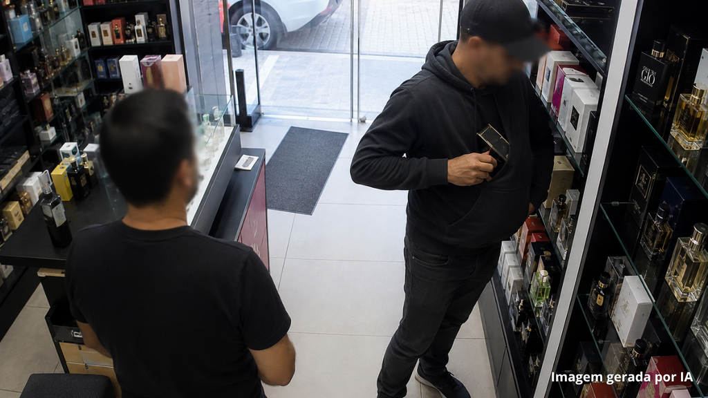 Homem aproveita distração de vendedor e furta perfume em loja de Imbituba