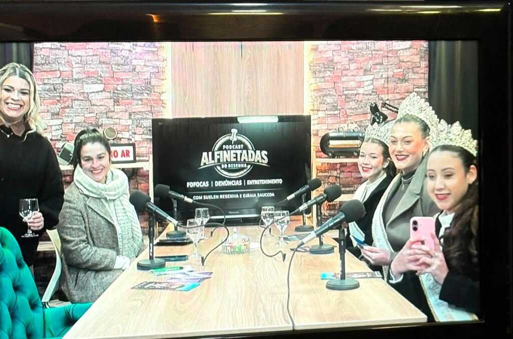 Realeza da 41ª Mostra do Campo intensifica divulgação da festa na Serra Catarinense e participa de podcast regional